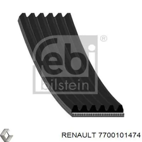 Do koszyka 7700101474 Renault (RVI) Pas napędowy mechanizmów