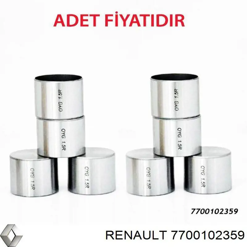 Do koszyka 7700102359 Renault (RVI) Kompensator hydrauliczny (popychacz hydrauliczny), popychacz zaworu