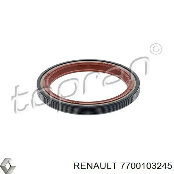 Do koszyka 7700103245 Renault (RVI) Uszczelniacz wału korbowego przedni