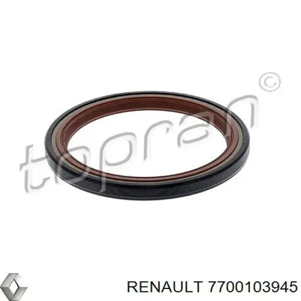 Uszczelniacz wału korbowego przedni 7700103945 Renault (RVI)