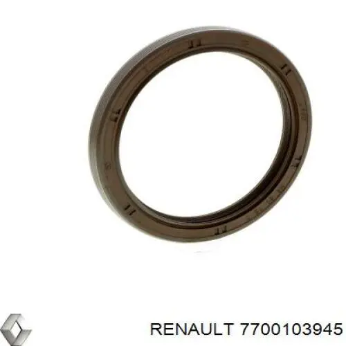 Uszczelniacz wału korbowego przedni Renault (RVI) 7700103945