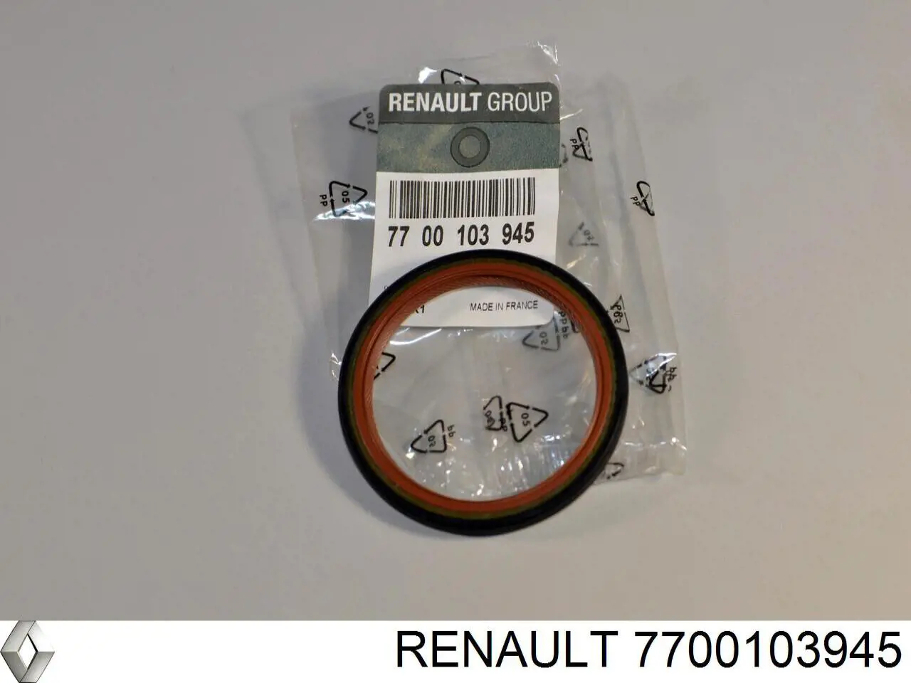 Do koszyka 7700103945 Renault (RVI) Uszczelniacz wału korbowego przedni