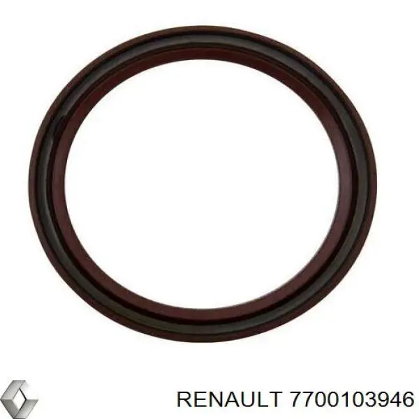 Do koszyka 7700103946 Renault (RVI) Uszczelniacz pośredniego (wyrównoważającego) wału silnika
