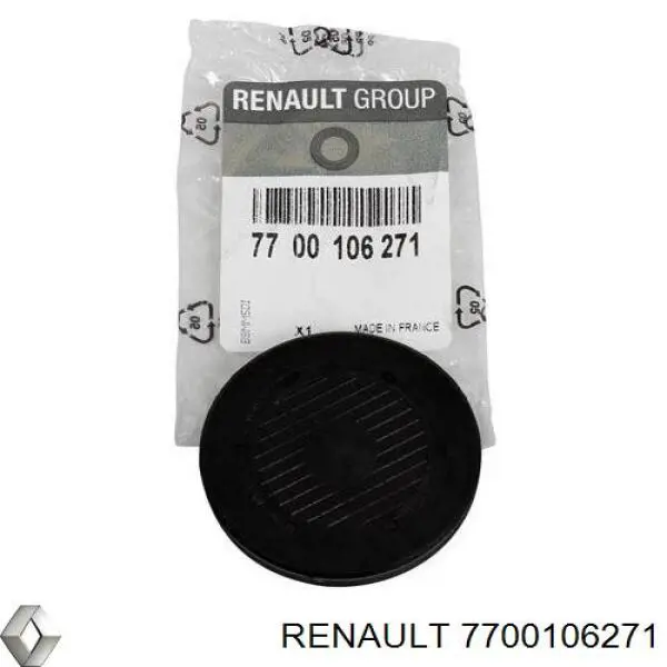 Zaślepka głowicy cylindrów/bloku cylindrów Renault (RVI) 7700106271 cena, od 7,25 USD