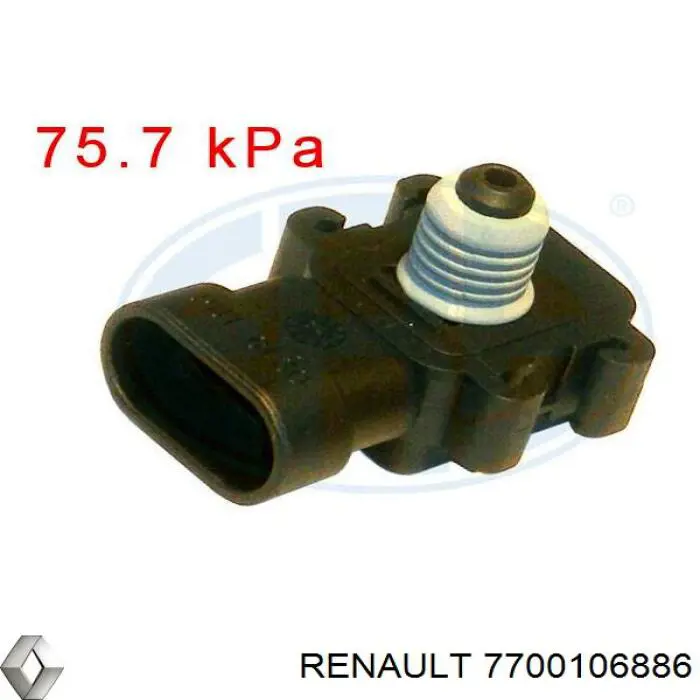 7700106886 Renault (RVI) Czujnik ciśnienia w kolektorze ssącym, MAP