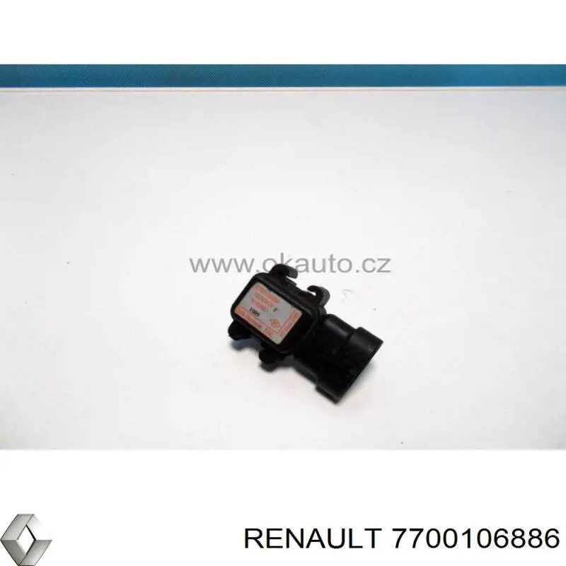 Czujnik ciśnienia w kolektorze ssącym, MAP Renault (RVI) 7700106886 cena, od 18,22 USD