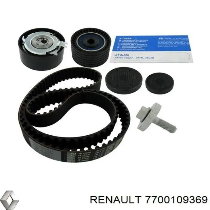 Pasek rozrządu, zestaw Renault (RVI) 7700109369 cena, od 11,14 USD