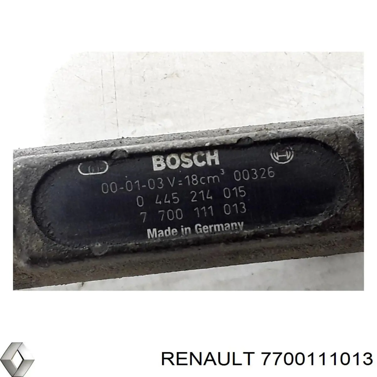 Czujnik ciśnienia paliwa 7700111013 Renault (RVI)