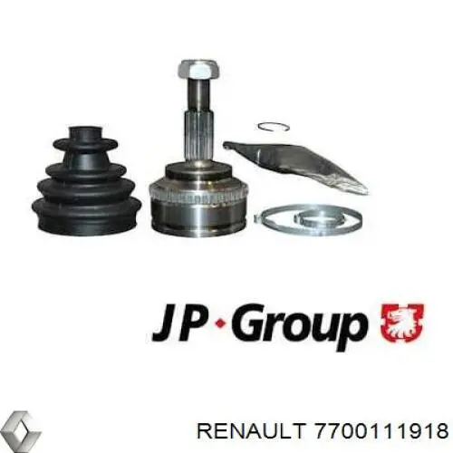 7700111918 Renault (RVI) Półoś napędowa przednia prawa