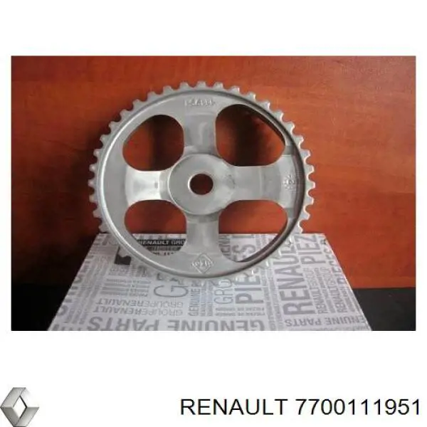 Do koszyka 7700111951 Renault (RVI) Koło zębatewalcowe wałka rozrządu silnika