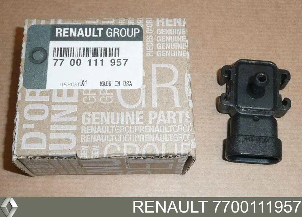 7700111957 Renault (RVI) Czujnik ciśnienia w kolektorze ssącym, MAP