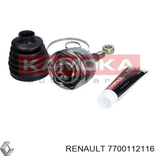 Do koszyka 7700112116 Renault (RVI) Półoś napędowa przednia lewa