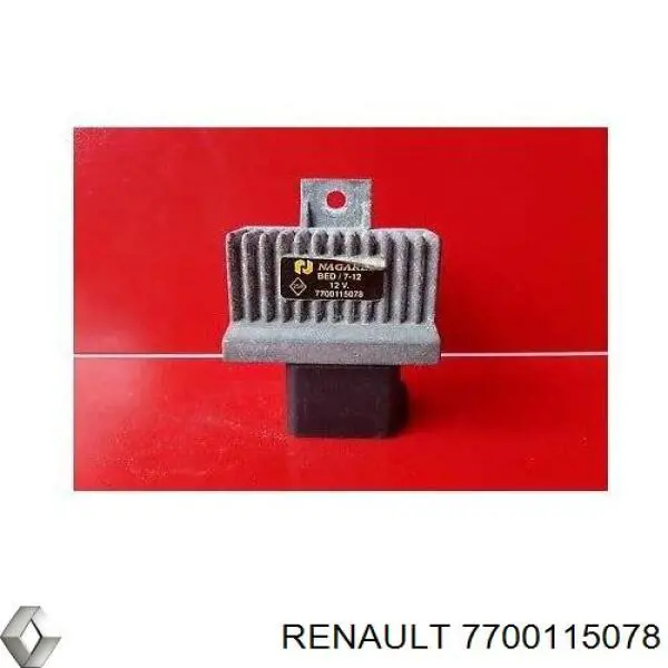 Przekaźnik świec żarowych Renault (RVI) 7700115078 cena, od 47,86 USD