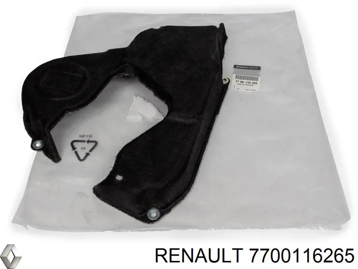 Do koszyka 7700116265 Renault (RVI) Osłona paska rozrządu