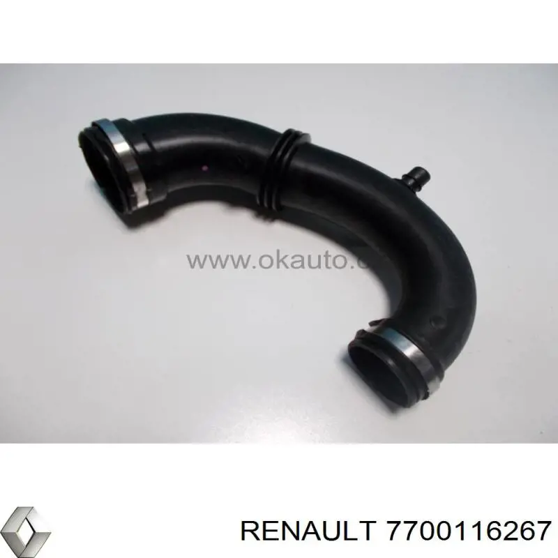 7700116267 Renault (RVI) Króciec powietrza, wlot do turbiny (doładowanie)