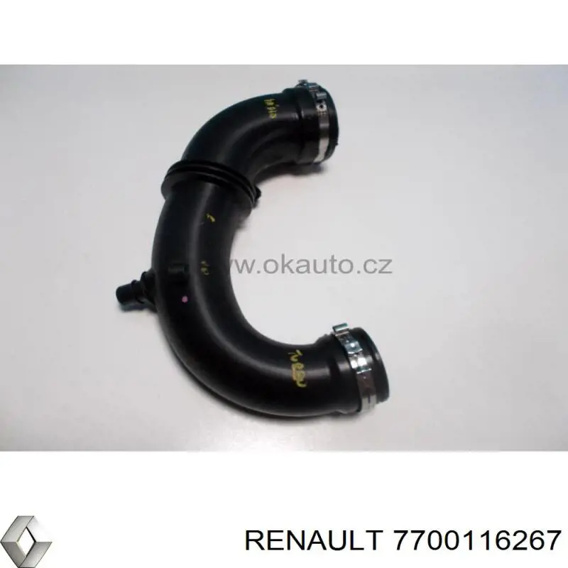 Króciec powietrza, wlot do turbiny (doładowanie) Renault (RVI) 7700116267 cena, od 51,08 USD
