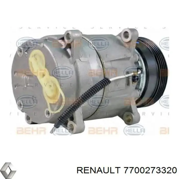 Do koszyka 7700273320 Renault (RVI) Sprężarka klimatyzacji