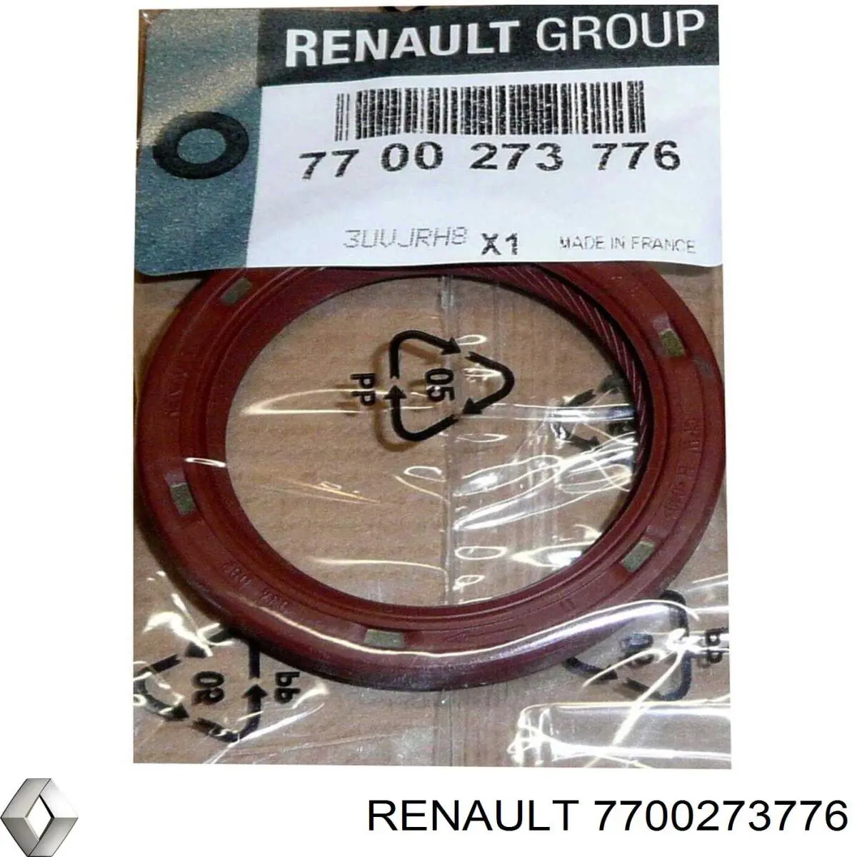 Uszczelniacz wału korbowego przedni Renault (RVI) 7700273776 cena, od 5,31 USD