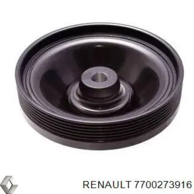 Koło pasowe wału korbowego Renault (RVI) 7700273916 cena, od 58,33 USD