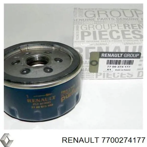 Do koszyka 7700274177 Renault (RVI) Filtr oleju