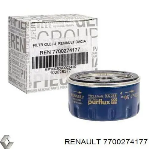 Filtr oleju 7700274177 Renault (RVI)