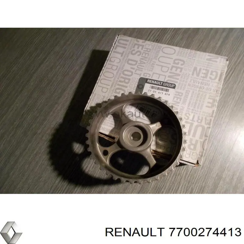 Do koszyka 7700274413 Renault (RVI) Koło zębatewalcowe wałka rozrządu silnika