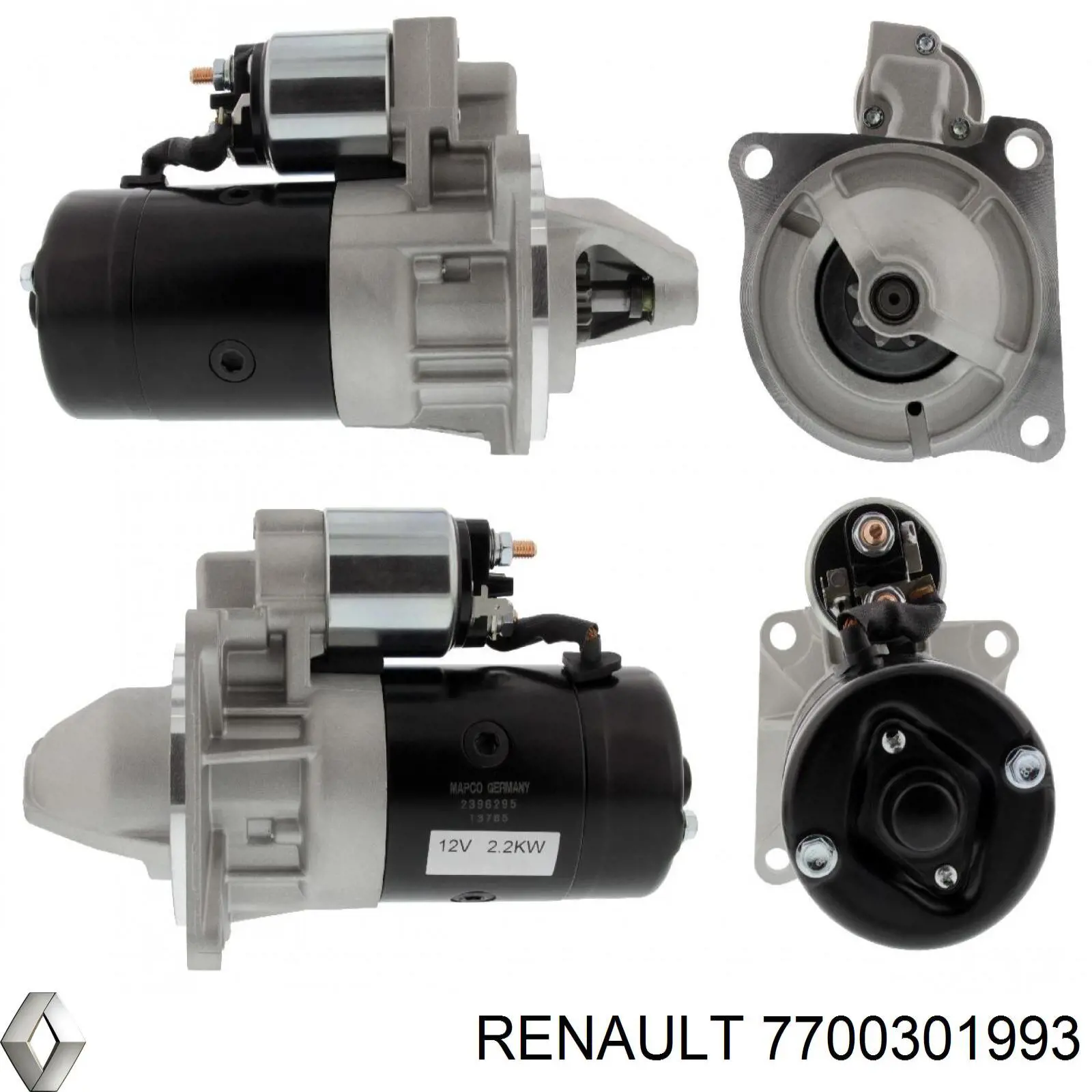 Rozrusznik Renault (RVI) 7700301993 cena, od 105,56 USD