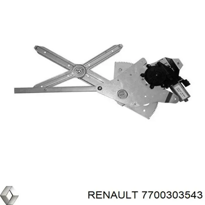7700303543 Renault (RVI) Mechanizm podnoszenia szyby drzwi przednich lewych