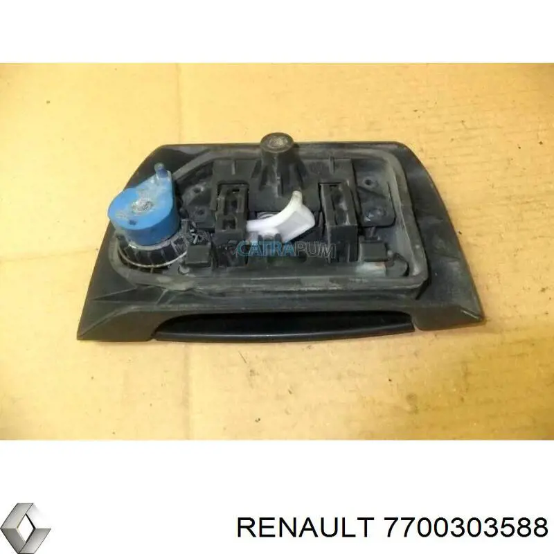 Do koszyka 7700303588 Renault (RVI) Klamka drzwi tylnych skrzydłowych lewa zewnętrzna