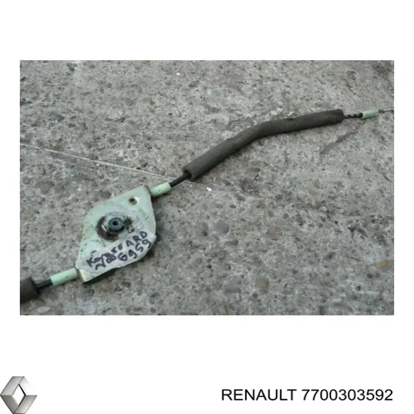 7700303592 Renault (RVI) Linka (cięgno) otwierania zamka drzwi tylnych prawych