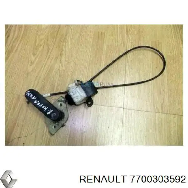 Linka (cięgno) otwierania zamka drzwi tylnych prawych Renault (RVI) 7700303592 cena, od 18,16 USD