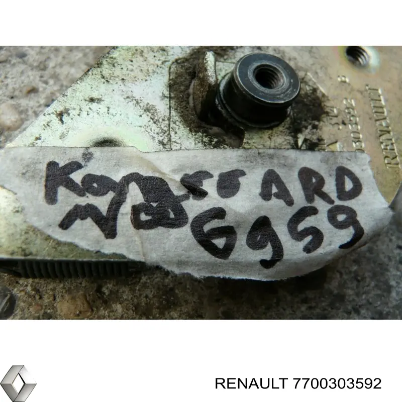 Linka (cięgno) otwierania zamka drzwi tylnych prawych Renault (RVI) 7700303592 cena, od 41,38 USD