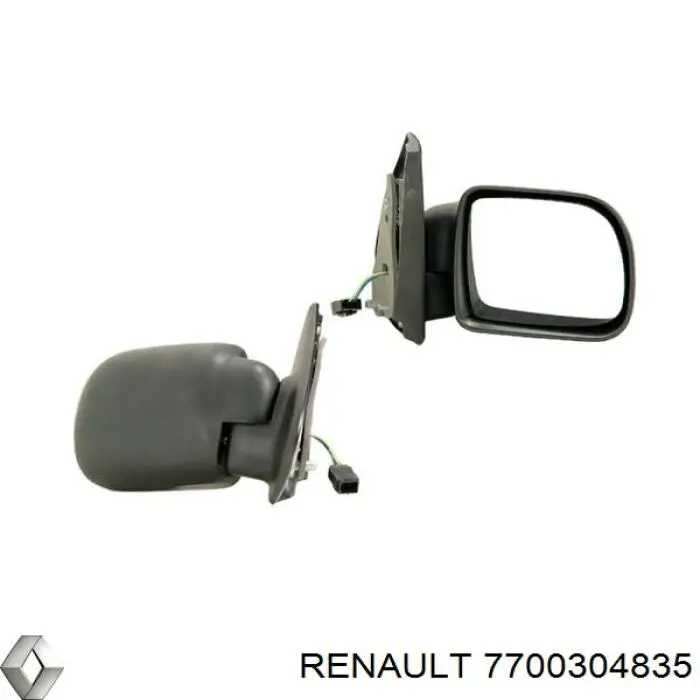 Lusterko wsteczne prawe Renault (RVI) 7700304835 cena, od 56,18 USD