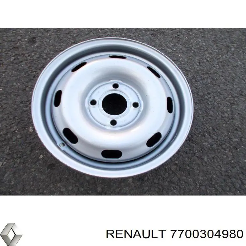 7700304980 Renault (RVI) Felgi stalowe (kute)