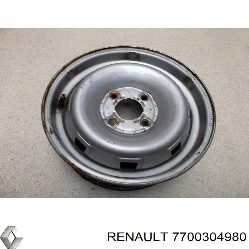Felgi stalowe (kute) Renault (RVI) 7700304980 cena, od 62,99 USD