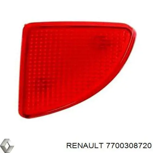 Lampa odblaskowa zderzaka tylnego prawa Renault (RVI) 7700308720 cena, od 11,41 USD