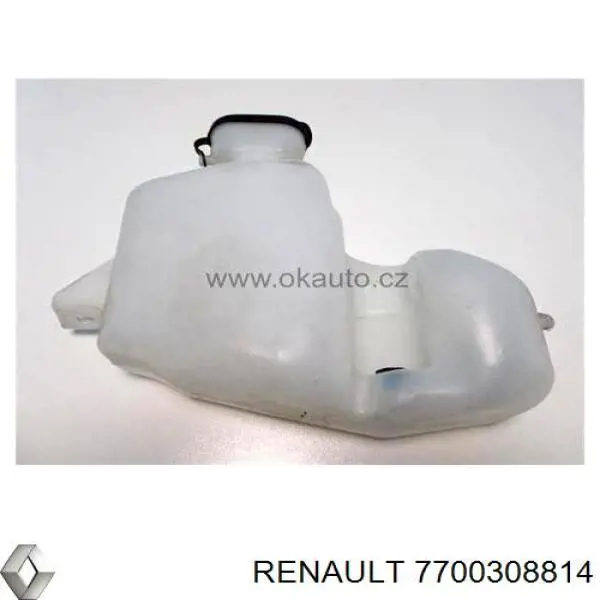 Do koszyka Zbiorniczek spryskiwacza szyb Renault Kangoo I KC0, KC1