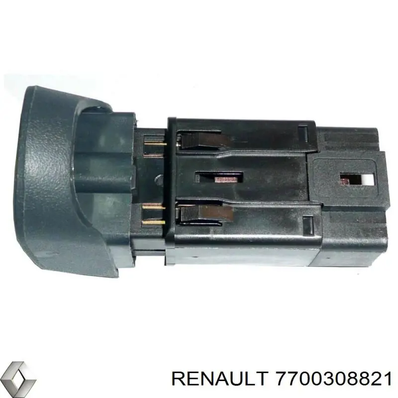 Do koszyka 7700308821 Renault (RVI) Przycisk włączania światła awaryjnego