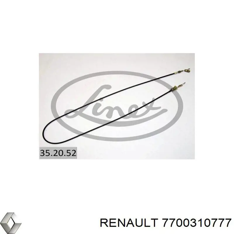 7700310777 Renault (RVI) Linka gazu