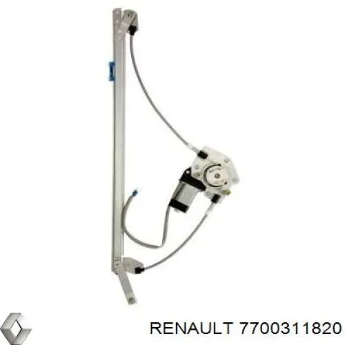 Mechanizm podnoszenia szyby drzwi przednich lewych Renault (RVI) 7700311820 cena, od 63,58 USD