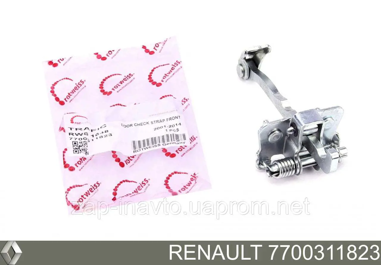 Ogranicznik drzwi przedni Renault (RVI) 7700311823 cena, od 24,62 USD