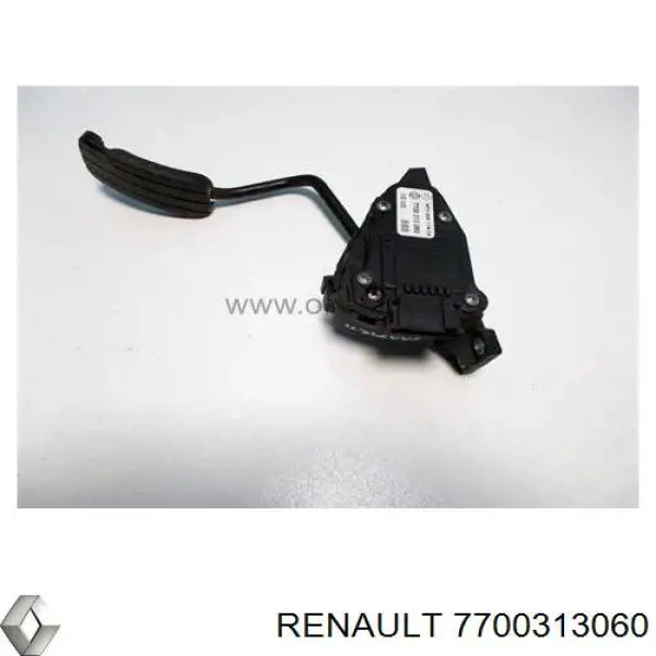 Do koszyka 7700313060 Renault (RVI) Pedał przyspieszenia (gazu)