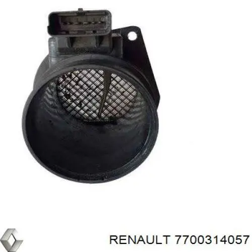 Czujnik przepływu powietrza, przepływomierz powietrza M.A.F. 7700314057 Renault (RVI)