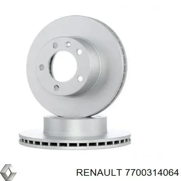 7700314064 Renault (RVI) Tarcza hamulcowa przednia