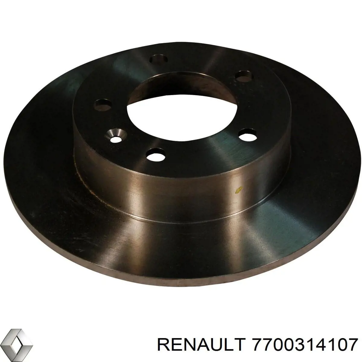Do koszyka 7700314107 Renault (RVI) Tarcza hamulcowa tylna