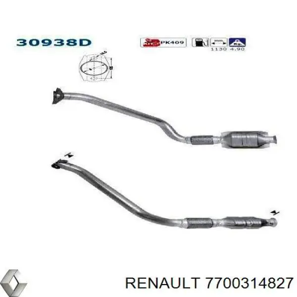 Konwerter-katalizator Renault Master II autobus (JD, ND) (1997 - 2003) cena, od 167,93 USD