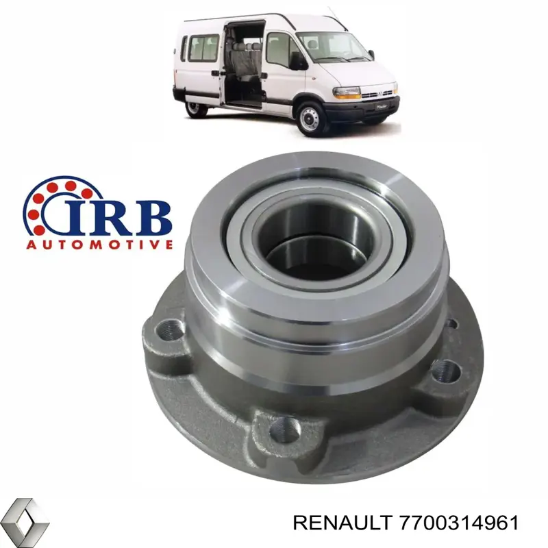 Piasta tylna do Renault Master II HD, FD