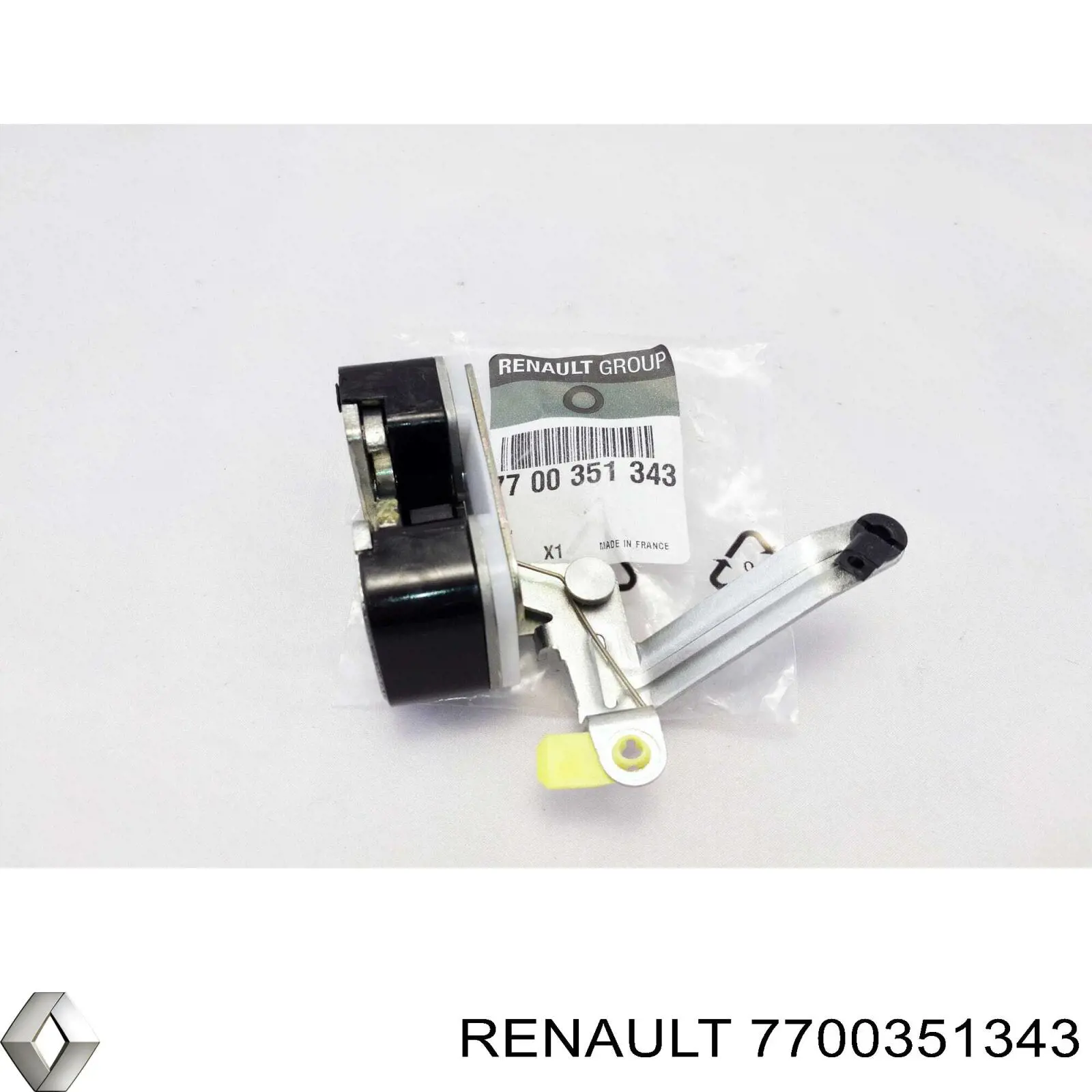 Do koszyka 7700351343 Renault (RVI) Zamek drzwi bocznych przesuwnych