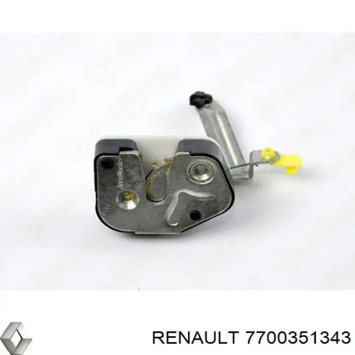 Do koszyka 7700351343 Renault (RVI) Zamek drzwi bocznych przesuwnych
