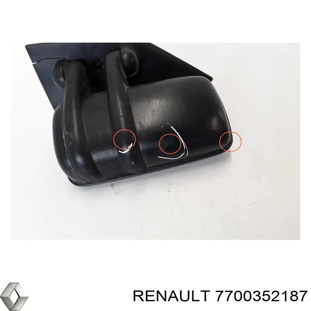 Lusterko wsteczne lewe Renault (RVI) 7700352187 cena, od 95,34 USD